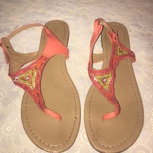 Beaded sandals