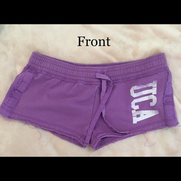 Purple UCA cut off shorts - shorties  size: small - Picture 1 of 3