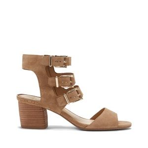 Vince Camino Geriann Suede Sandal Heel size 7.5