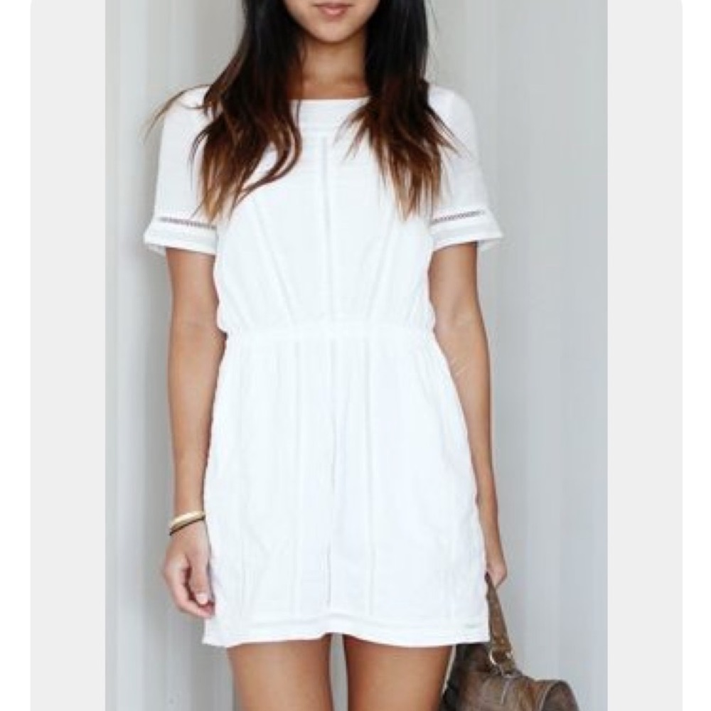 Madewell Summerhouse White Short-sleeve Dress