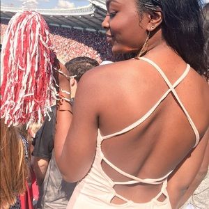Pretty light pink maxi sun dress