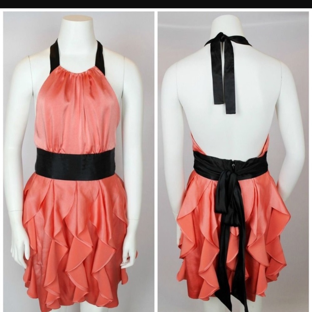 Bcbg pink cocktail dress