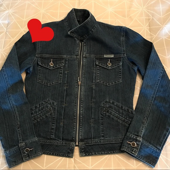 Zipped Jean Jacket by Silver Hawk - Picture 2 of 8