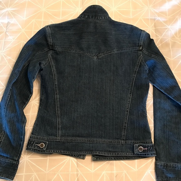 Zipped Jean Jacket by Silver Hawk - Picture 6 of 8