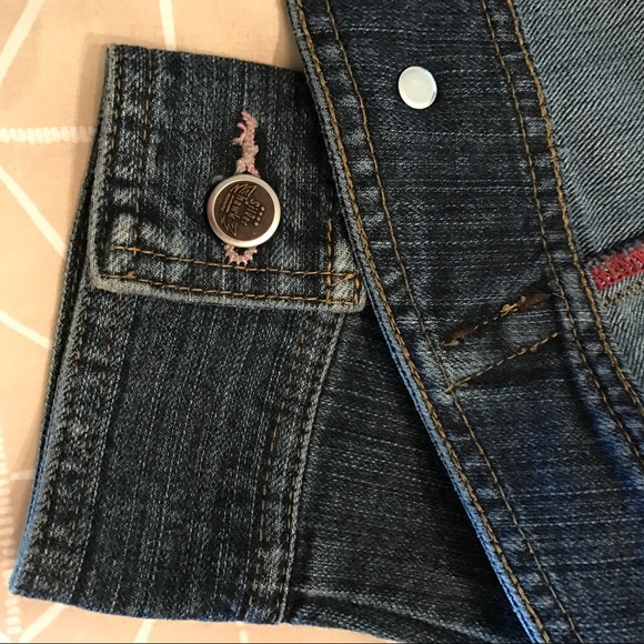 Zipped Jean Jacket by Silver Hawk - Picture 7 of 8