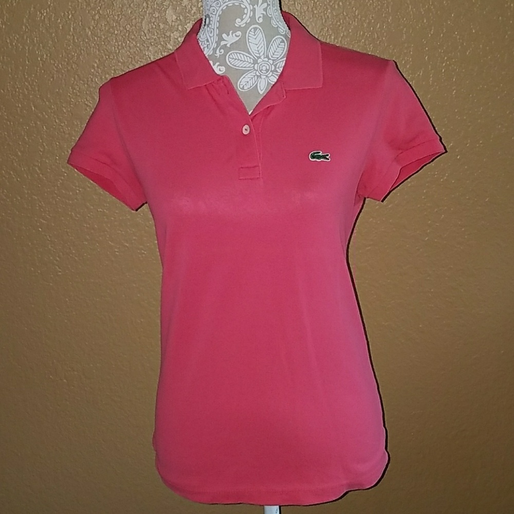 Lacoste polo shirt sz 38 S regular classic fit