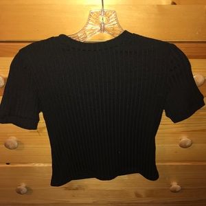 Brandy Melville ribbed crop top