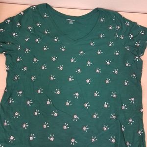 Lane Bryant diamond print tee