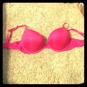 Hot pink push up bra. Size 36B.