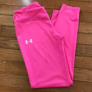 Pink Under Armour Workout Leggings