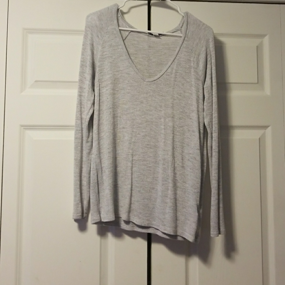Slouchy tunic sweater