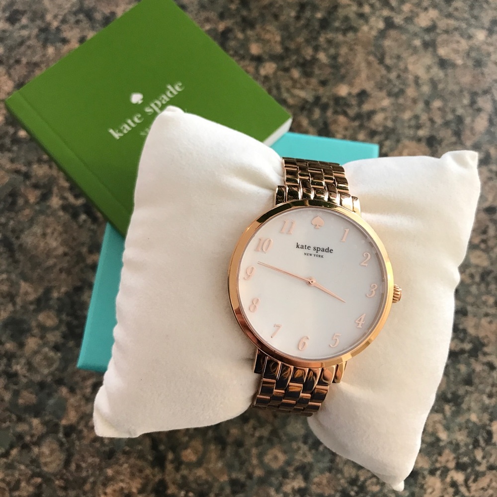 NWT Kate Spade Gold Pearl watch