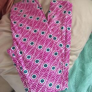 Lularoe leggings super soft, peacock pattern