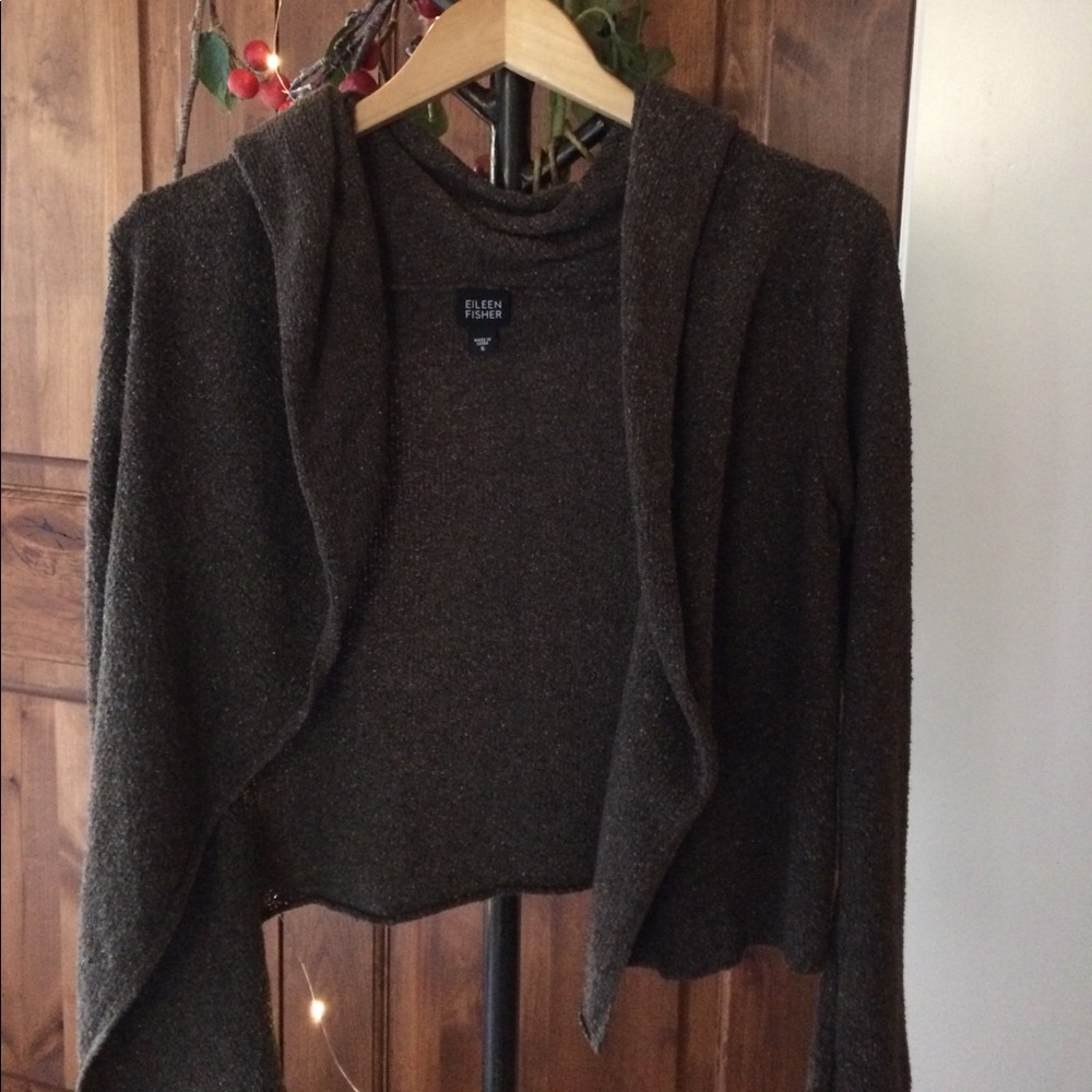 Eileen FIsher wrap sweater