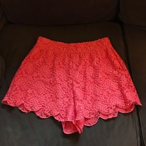 Free People Lace Shorts