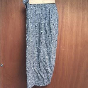 VINTAGE black and white dotted skirt