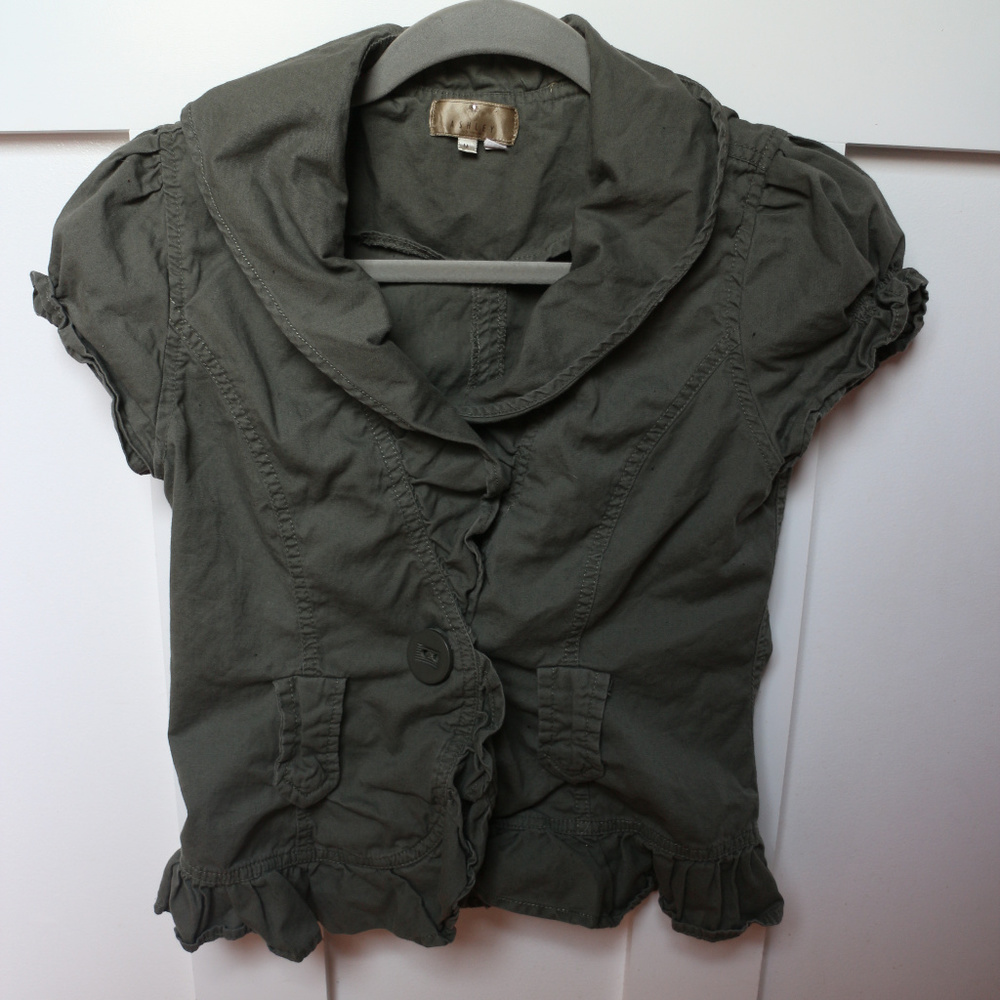 Olive Green Blouse