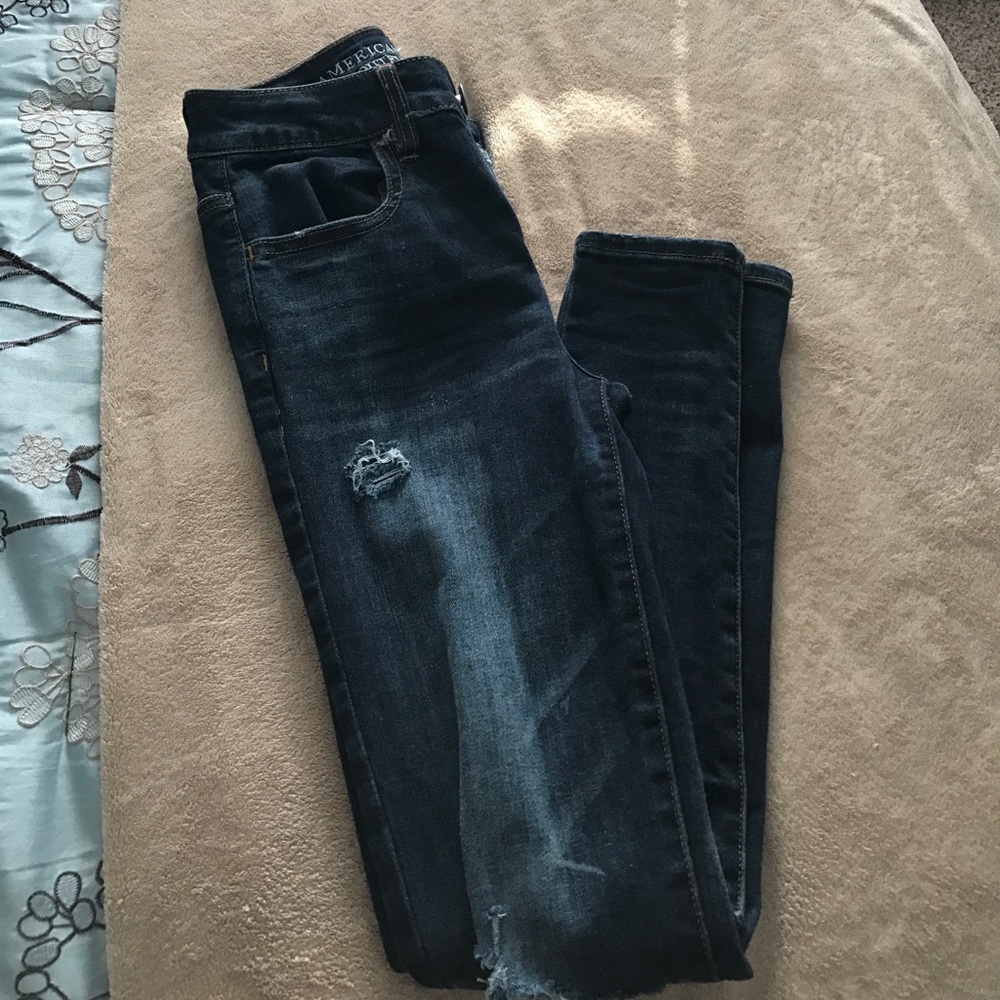 American Eagle high-waisted skinny jeans