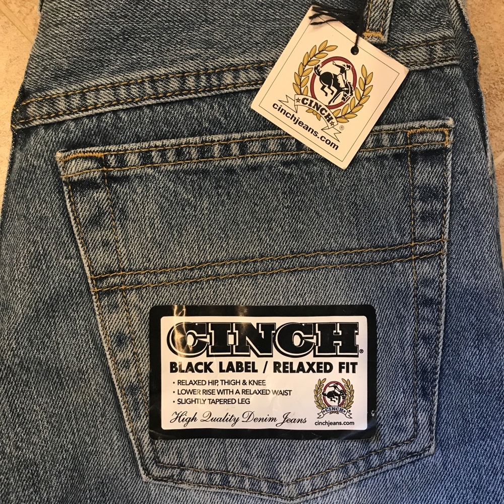 NWT Cinch Black Label/Relaxed Fit Men's Jeans