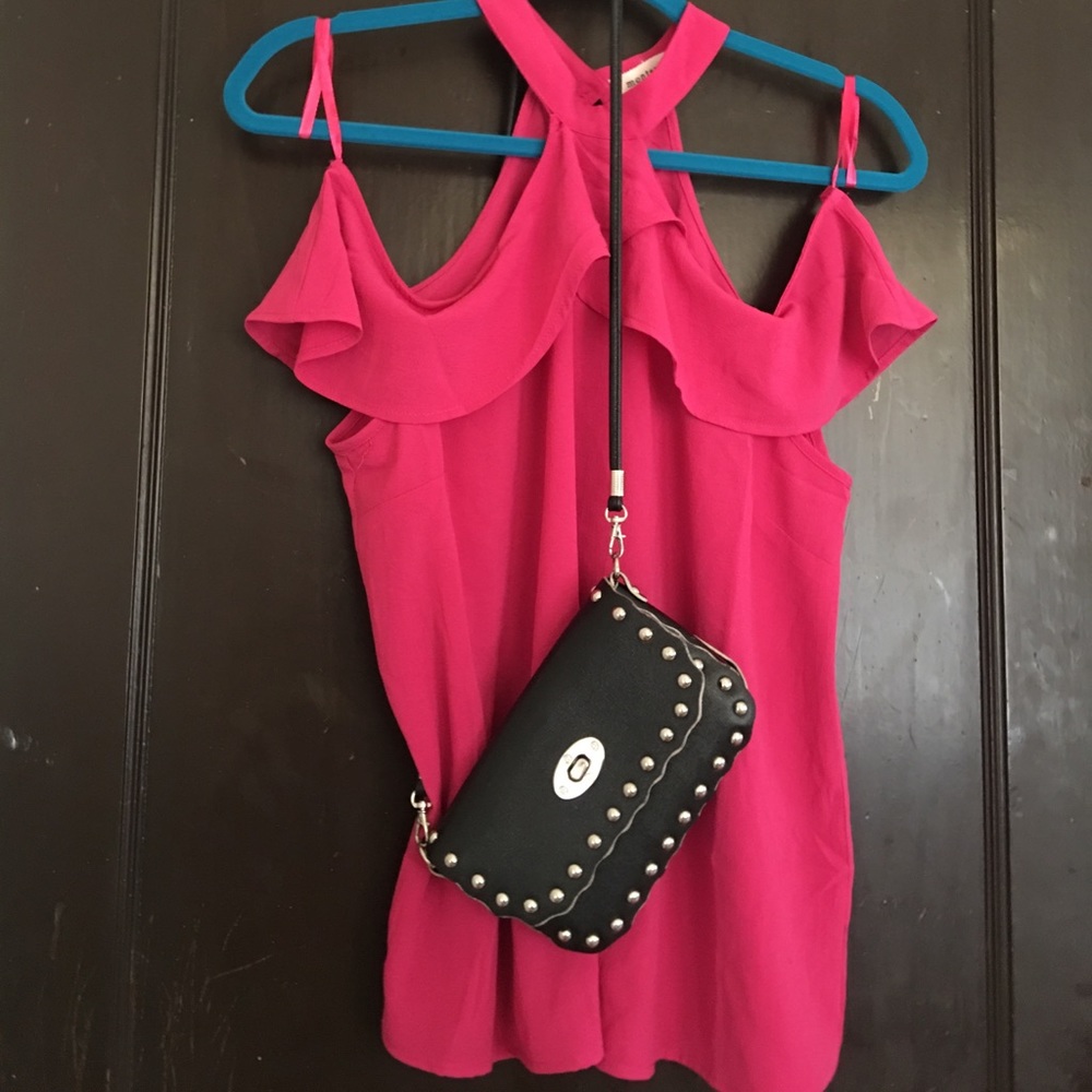 Beautiful over the shoulder bag/clutch