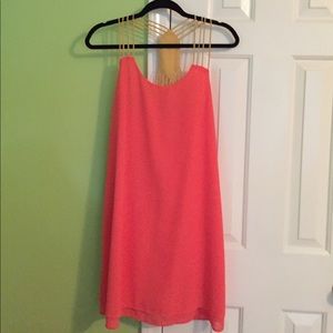 Umgee Orange Shift Dress