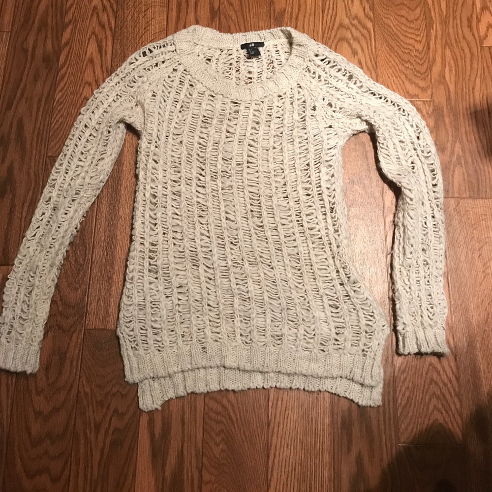 New Rare H M Knit Sweater From Turkey Rare Cream Gem
