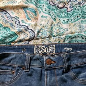 Blue Jeggings by So
