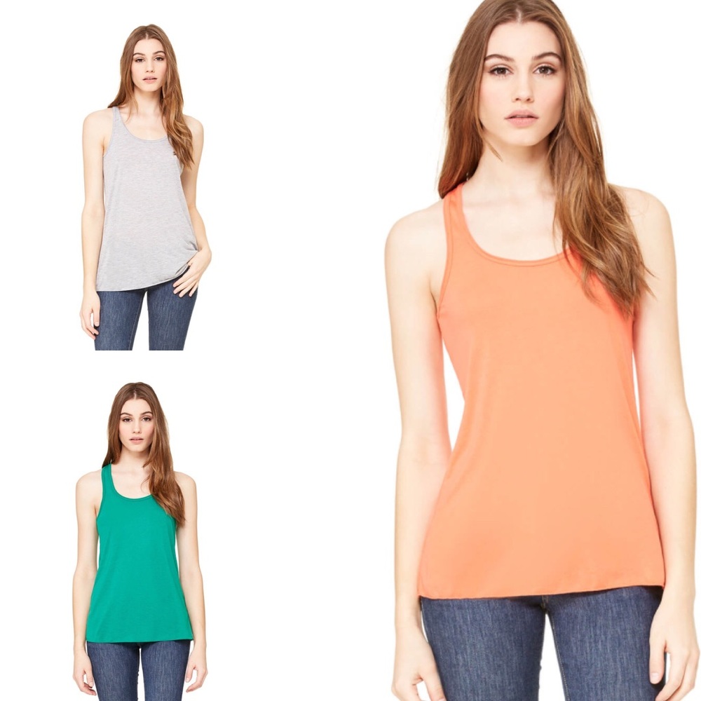 Bella ladies flowy tank