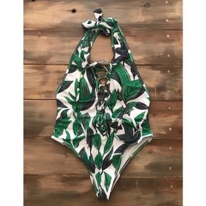 NWOT Leaf One Piece Swimsuit