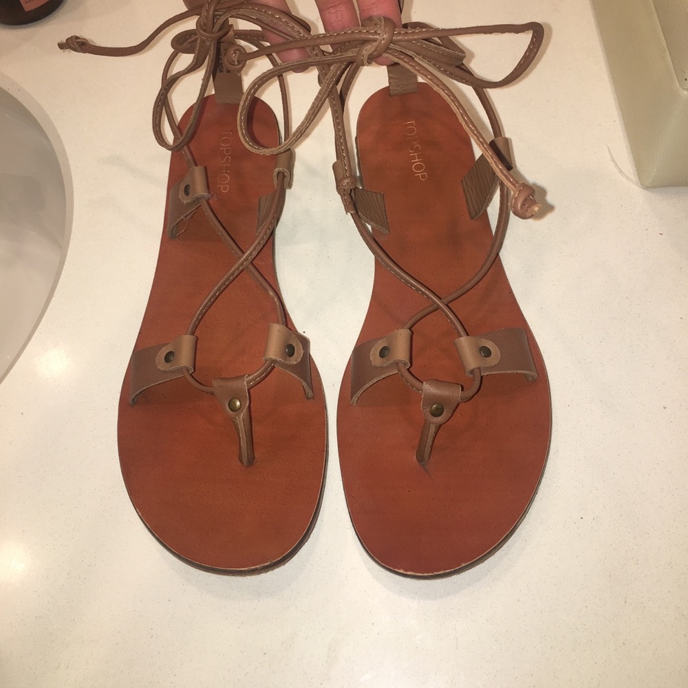 Top shop lace up sandals