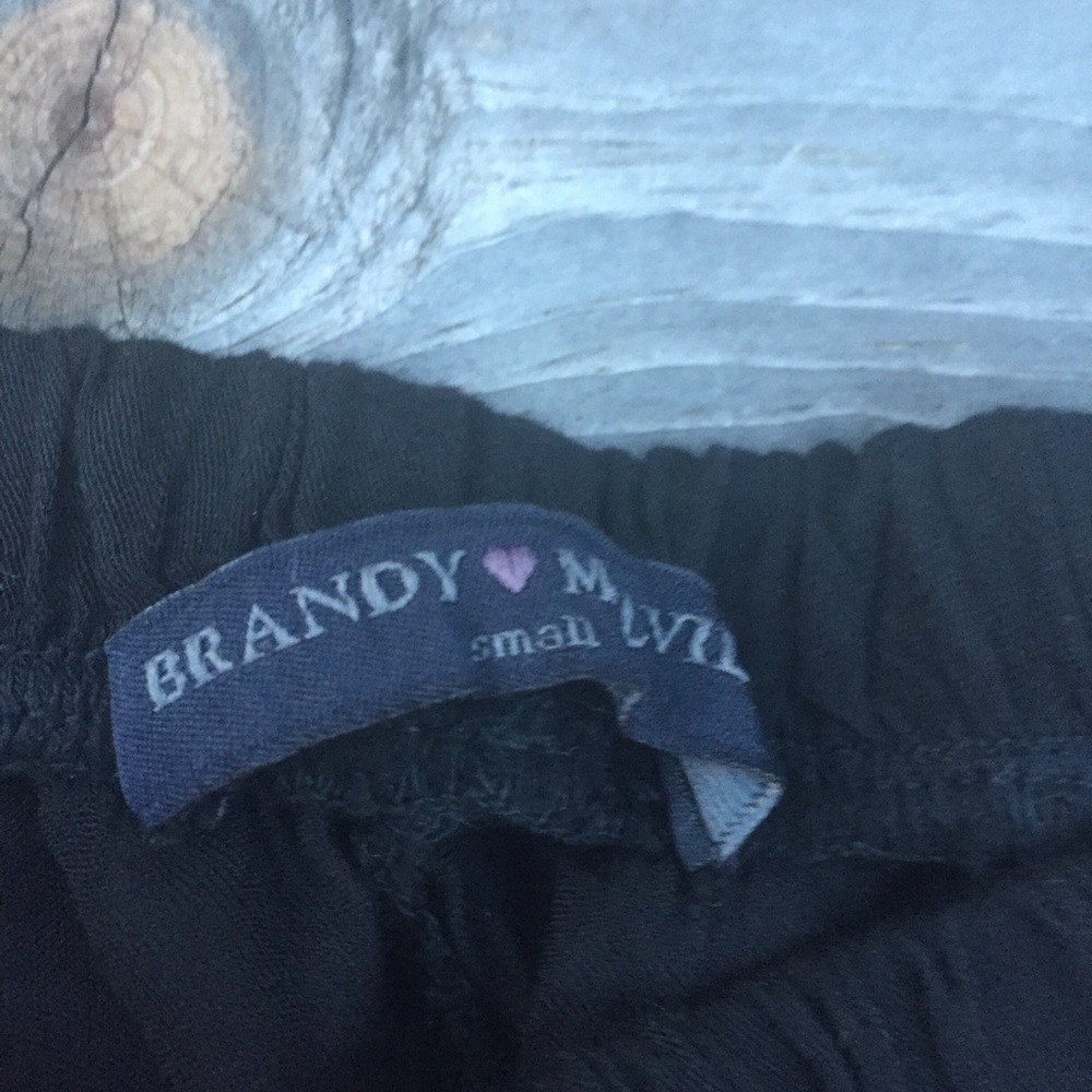 BRANDY MELVILLE BLACK SHORTS SZ SMALL - Picture 2 of 3