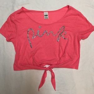 PINK Victoria's Secret 1/2 top like new