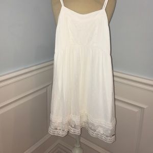 Abercrombie Kids white lace dress