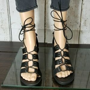 NWT Michael Antonio lace up sandals