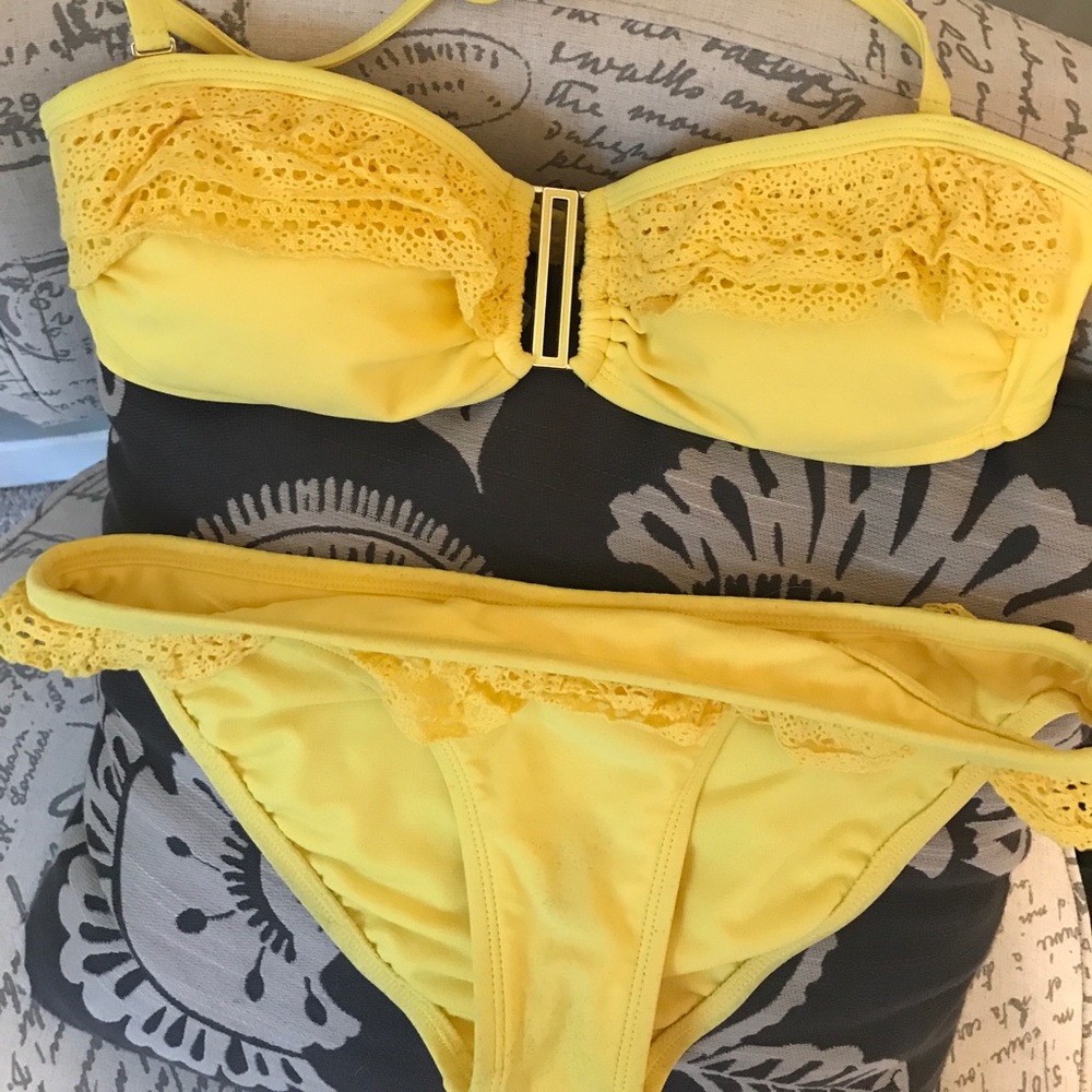 Yellow bikini