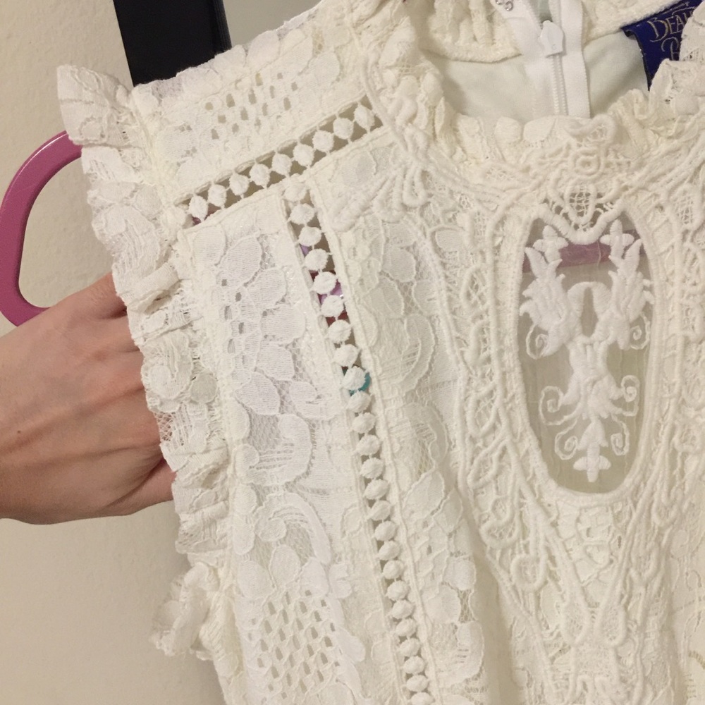 Beauty & The Beast white dress 👗 - Picture 7 of 8