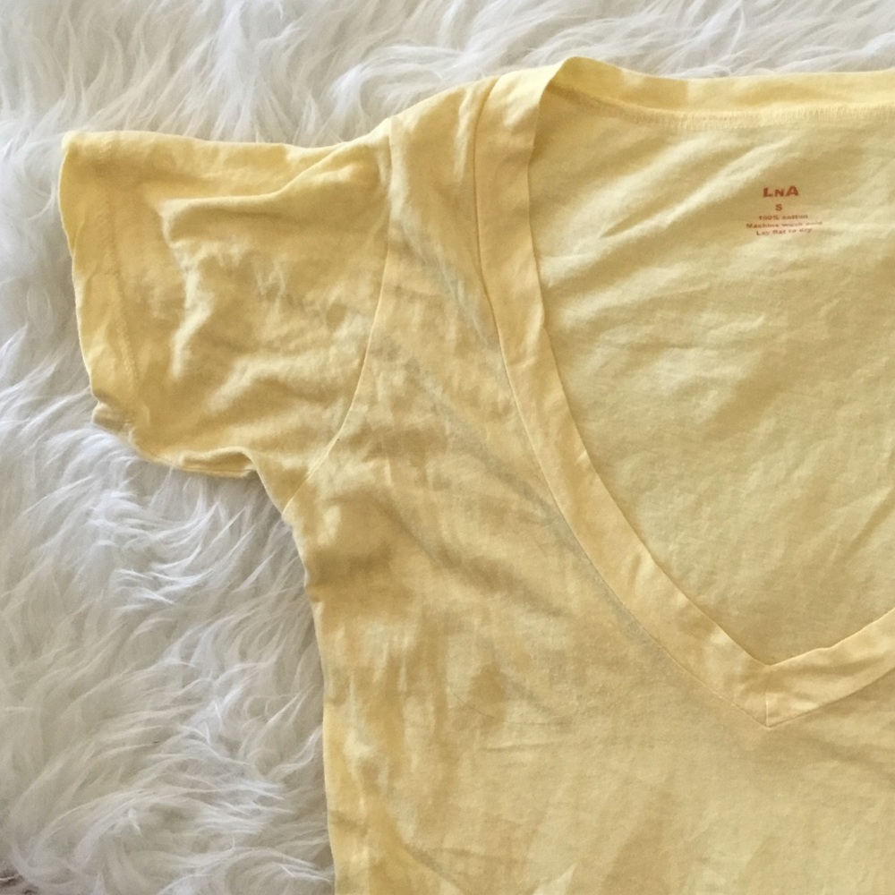 LnA Deep V Neck Tee