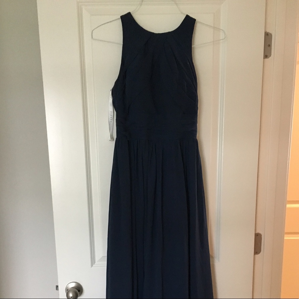 Navy Azazie Bridesmaid Dress