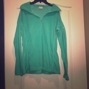 Columbia quarter zip fleece jacket