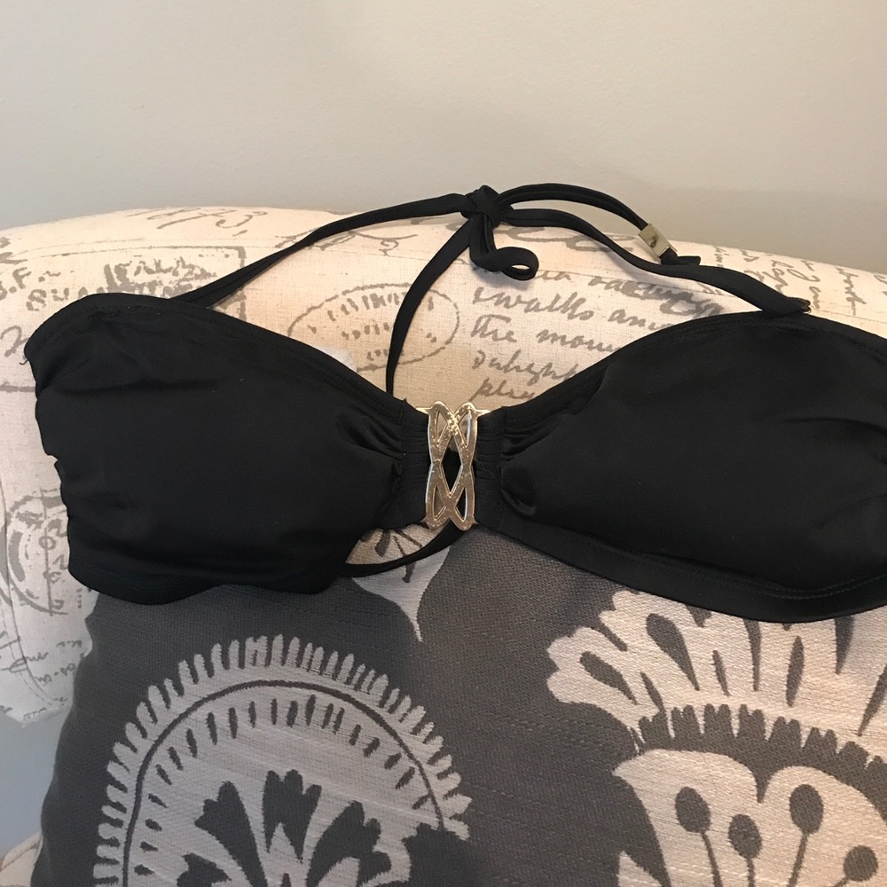 Black bikini top