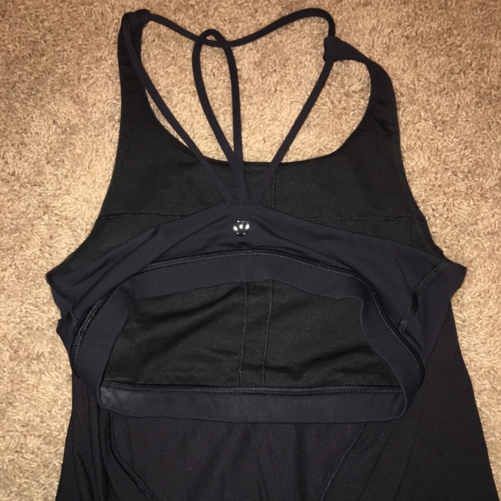 lululemon Black Sports Bra Tank