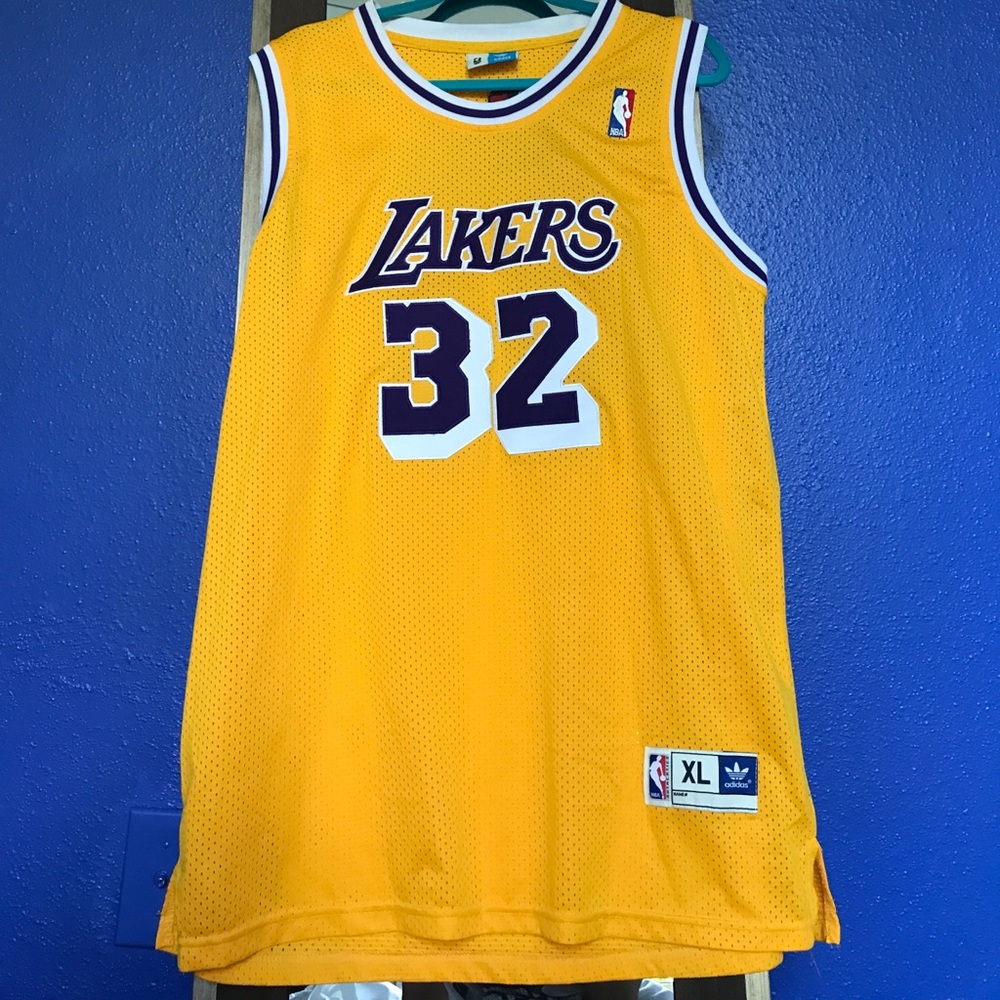 Adidas Magic Johnson authentic autographed jersey