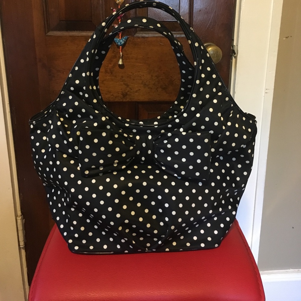 Kate Spade polka dot tote