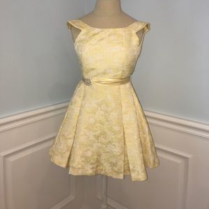 ABS kids yellow dress