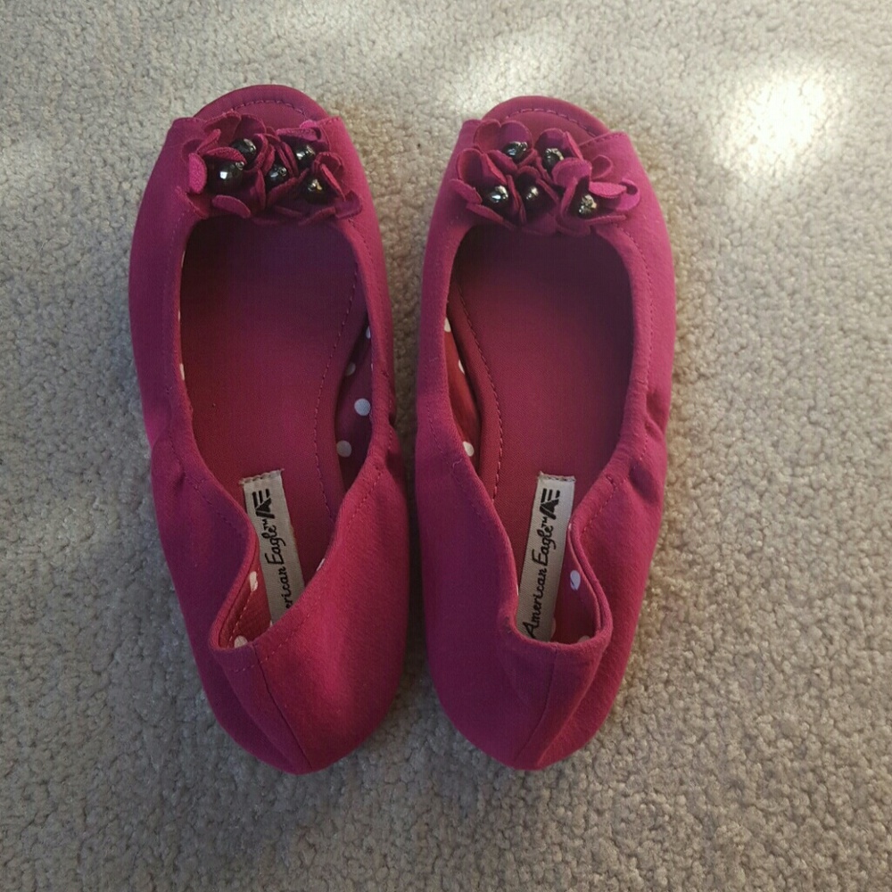 Fuschia Open Toe Shoes