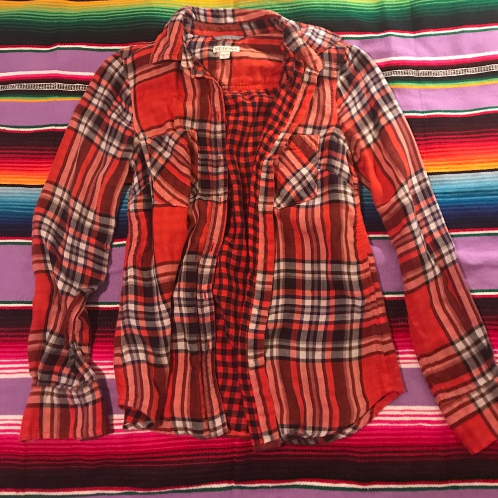 Plaid Button Up Shirt