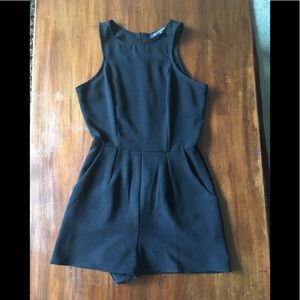 Black romper - size small