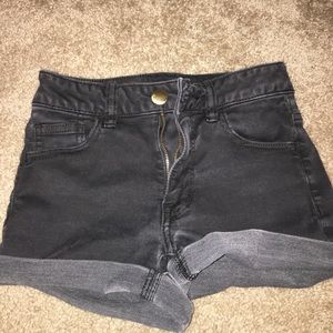 Black Super Stretch Shorts