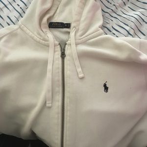 White Polo Ralph Lauren Hoodie XL