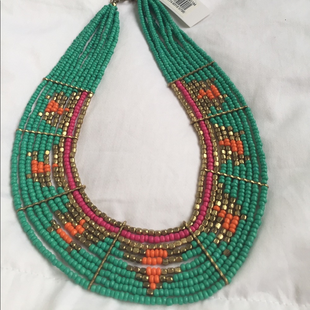 Beautiful beaded collar necklace